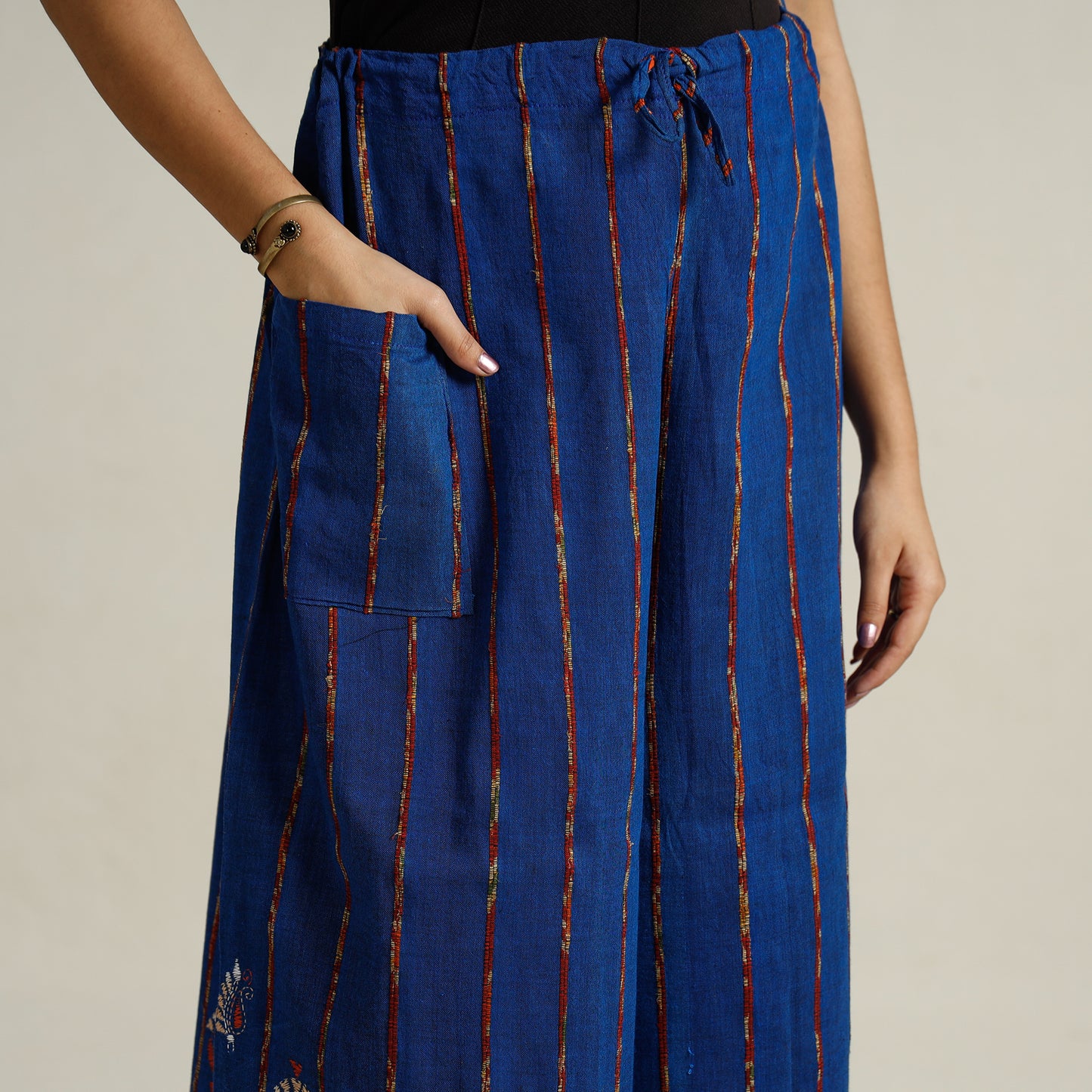 Kantha Embroidered Palazzo 