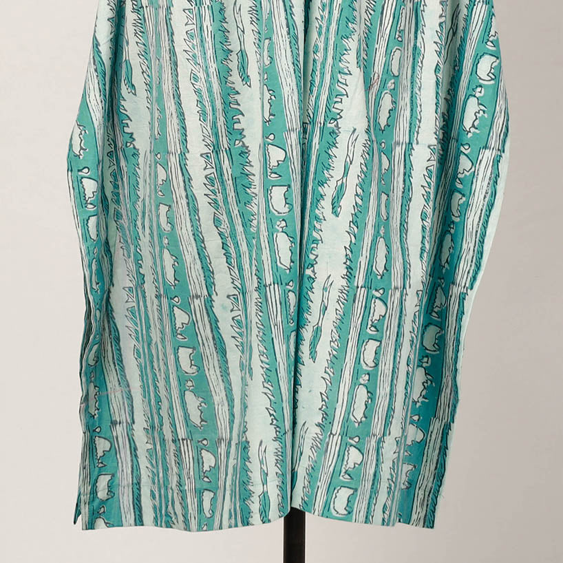 Block Printed Kaftan