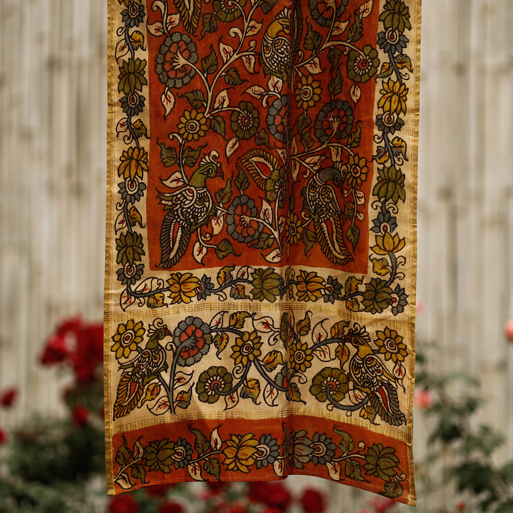 kalamkari silk stole