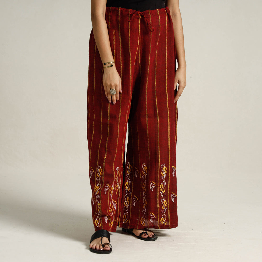 Kantha Embroidered Palazzo 