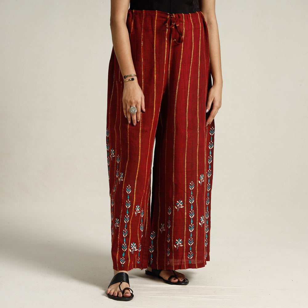 Kantha Embroidered Palazzo 