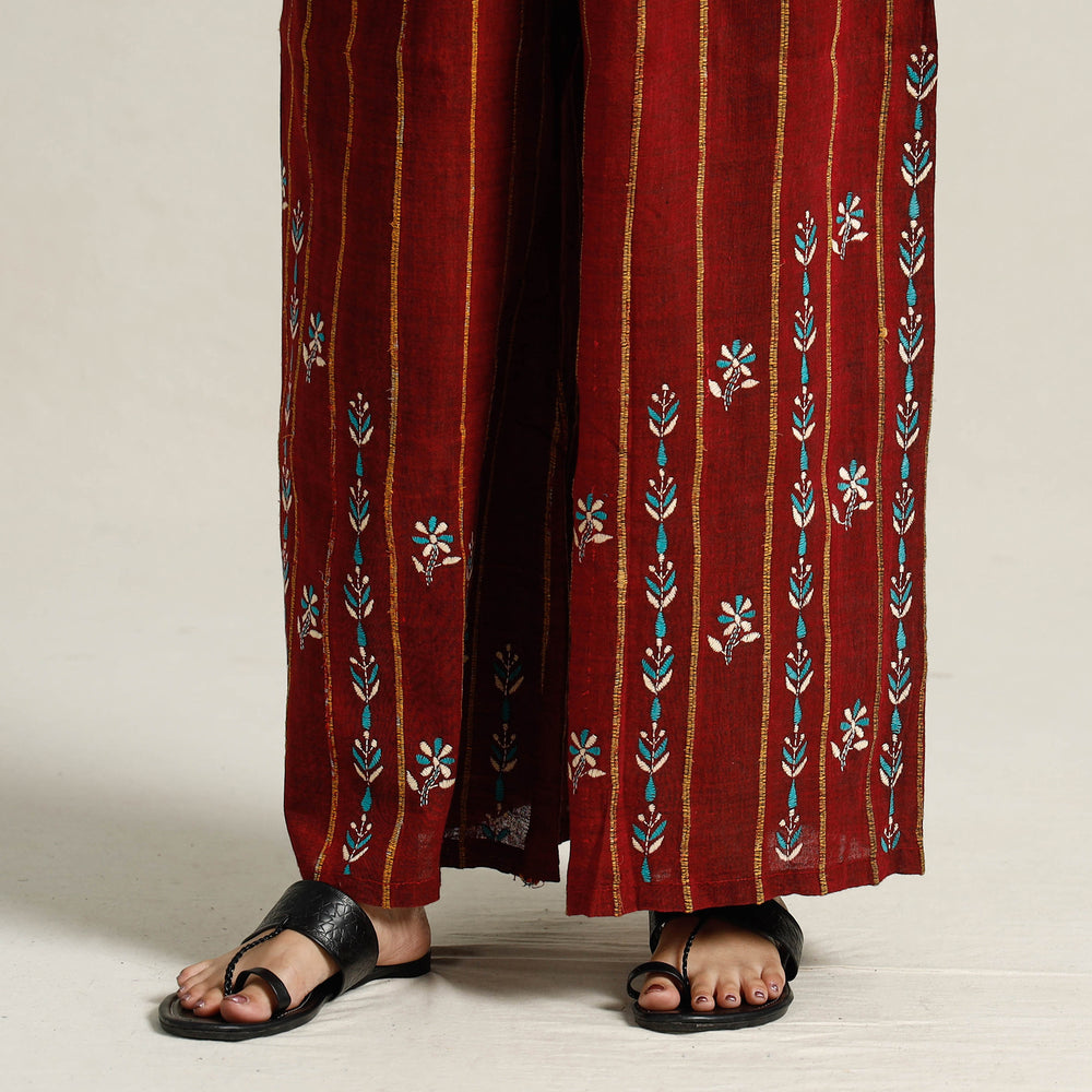 Kantha Embroidered Palazzo 