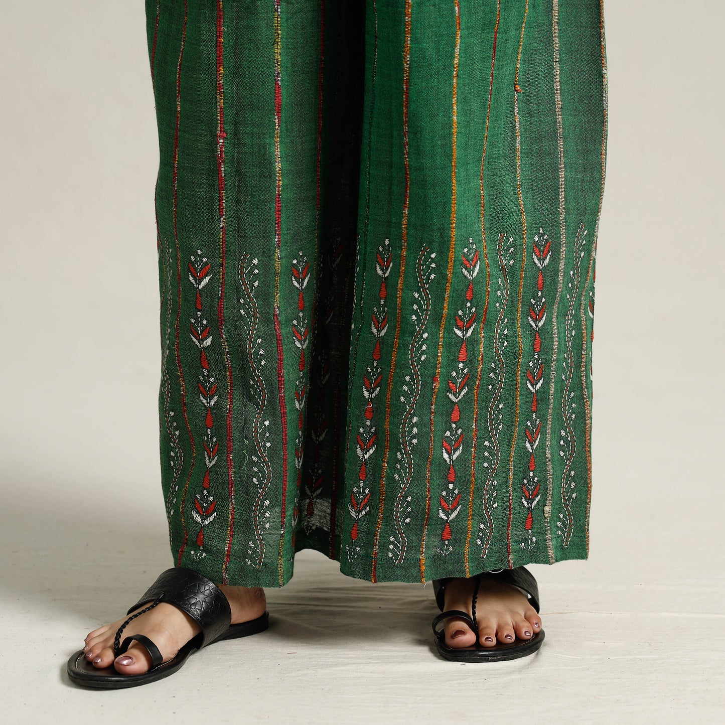 Kantha Embroidered Palazzo 