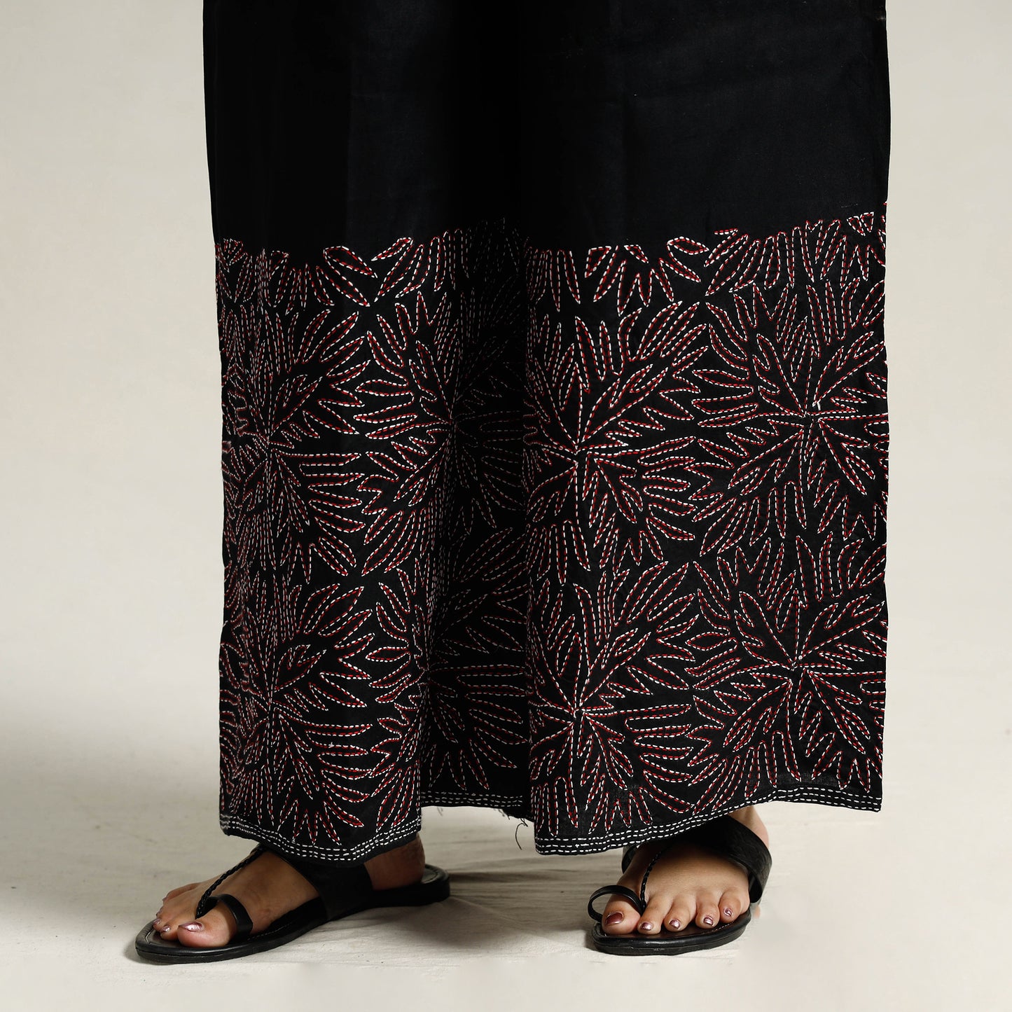 Kantha Embroidered Palazzo 