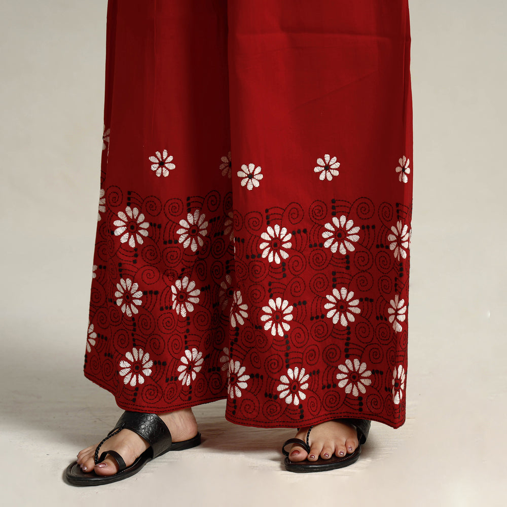 Kantha Embroidered Palazzo