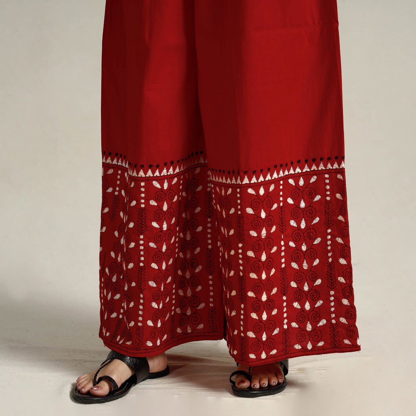 Kantha Embroidered Palazzo 