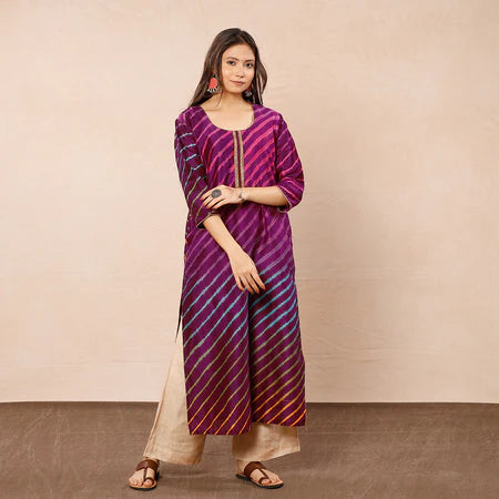 Leheriya Tie & Dye Kurti