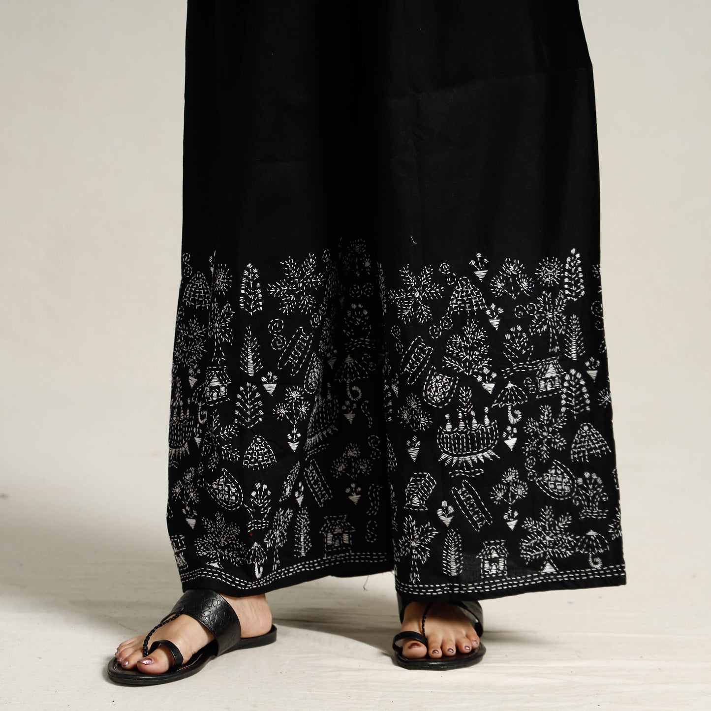 Kantha Embroidered Palazzo 