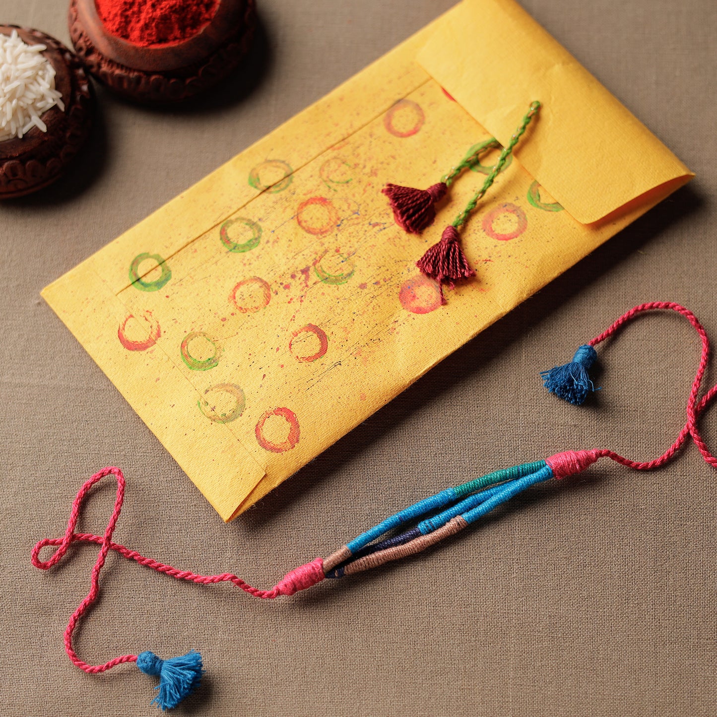 Thread Work Rakhi 