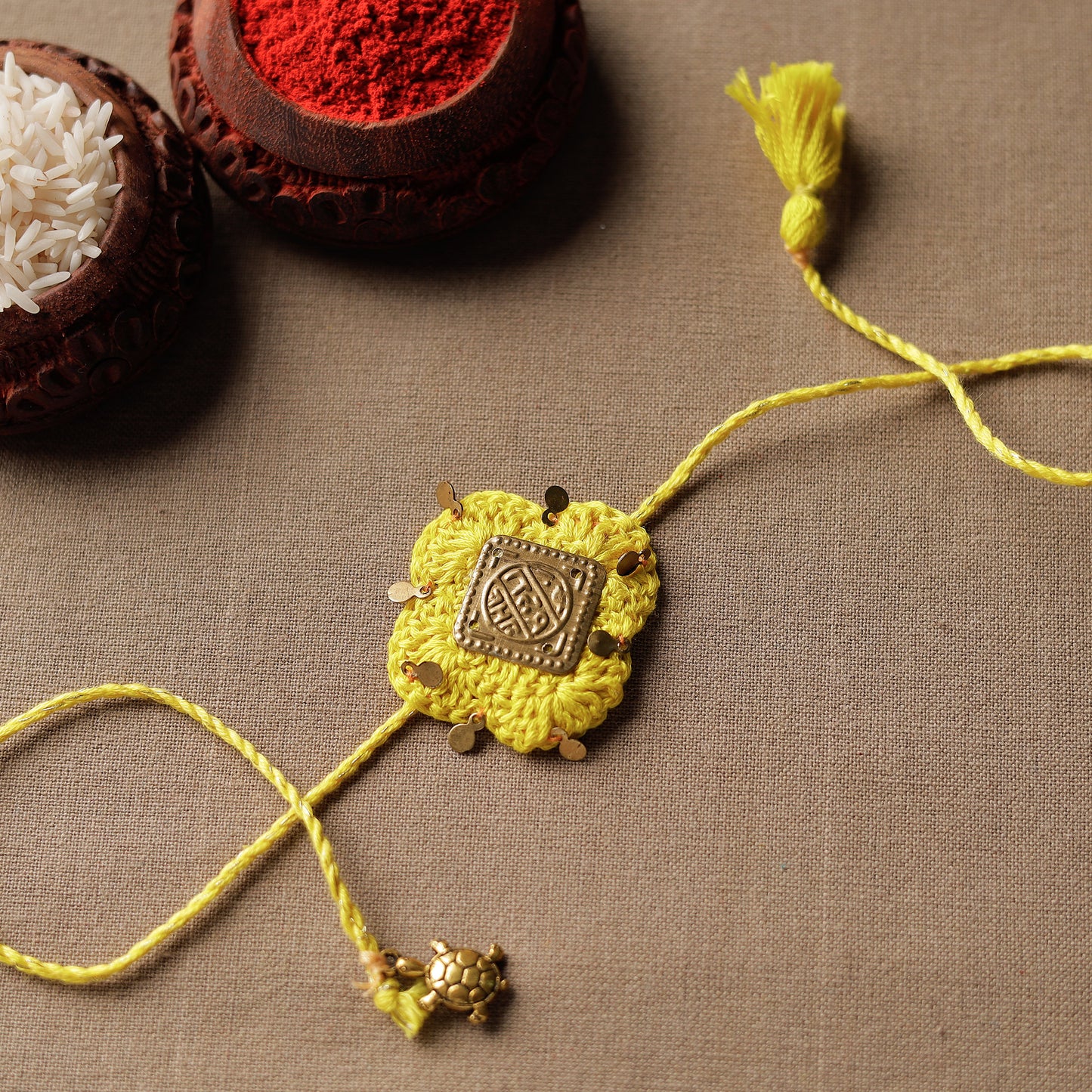 Crochet Work Rakhi