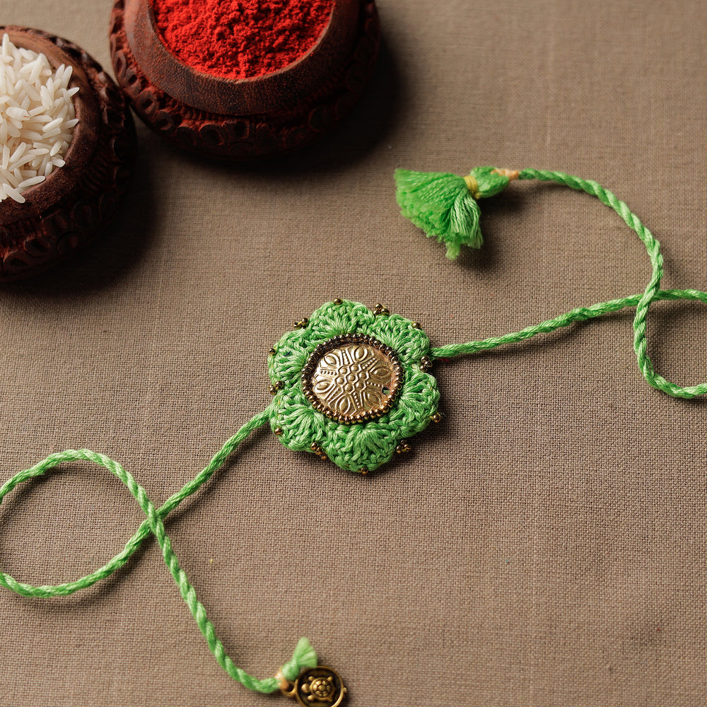 Handmade Crochet Work Rakhi 