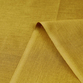 Mustard yellow - flex cotton prewashed plain fabric 09