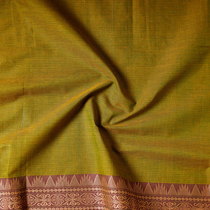 Green - Kanchipuram Cotton Precut Fabric (2 Meter)
