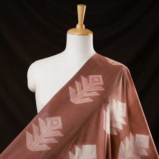Brown - Nui Shibori Tie-Dye Cotton Fabric