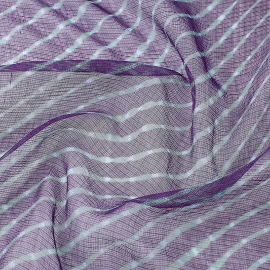 Leheriya Tie-Dye Kota Doria Cotton Fabric