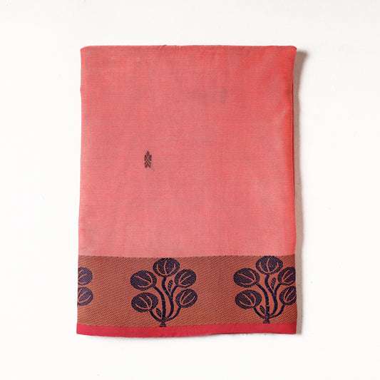 Pink - Kanchipuram Cotton Precut Fabric (2.55 Meter)