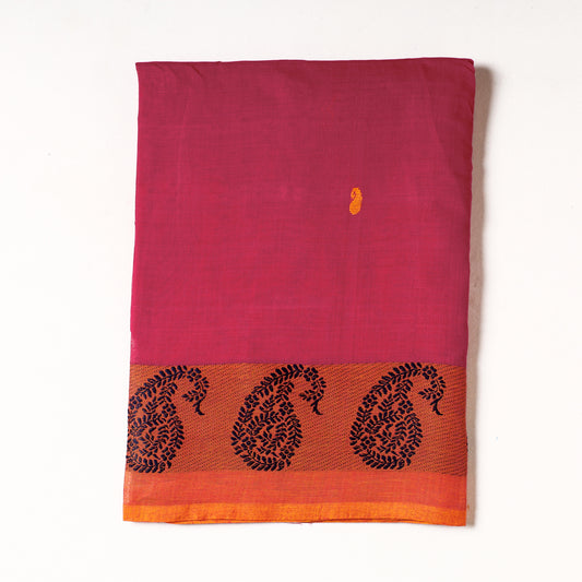 Pink - Kanchipuram Cotton Precut Fabric (1.7 Meter)