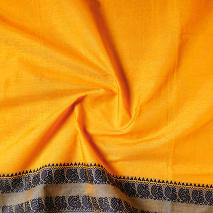 Yellow - Kanchipuram Cotton Precut Fabric (2 Meter)
