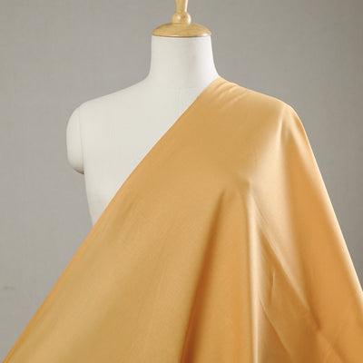 Yellow - flex cotton prewashed plain fabric 10 - handcrafted