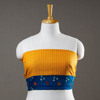 Yellow - Jacquard Cotton Blouse Piece