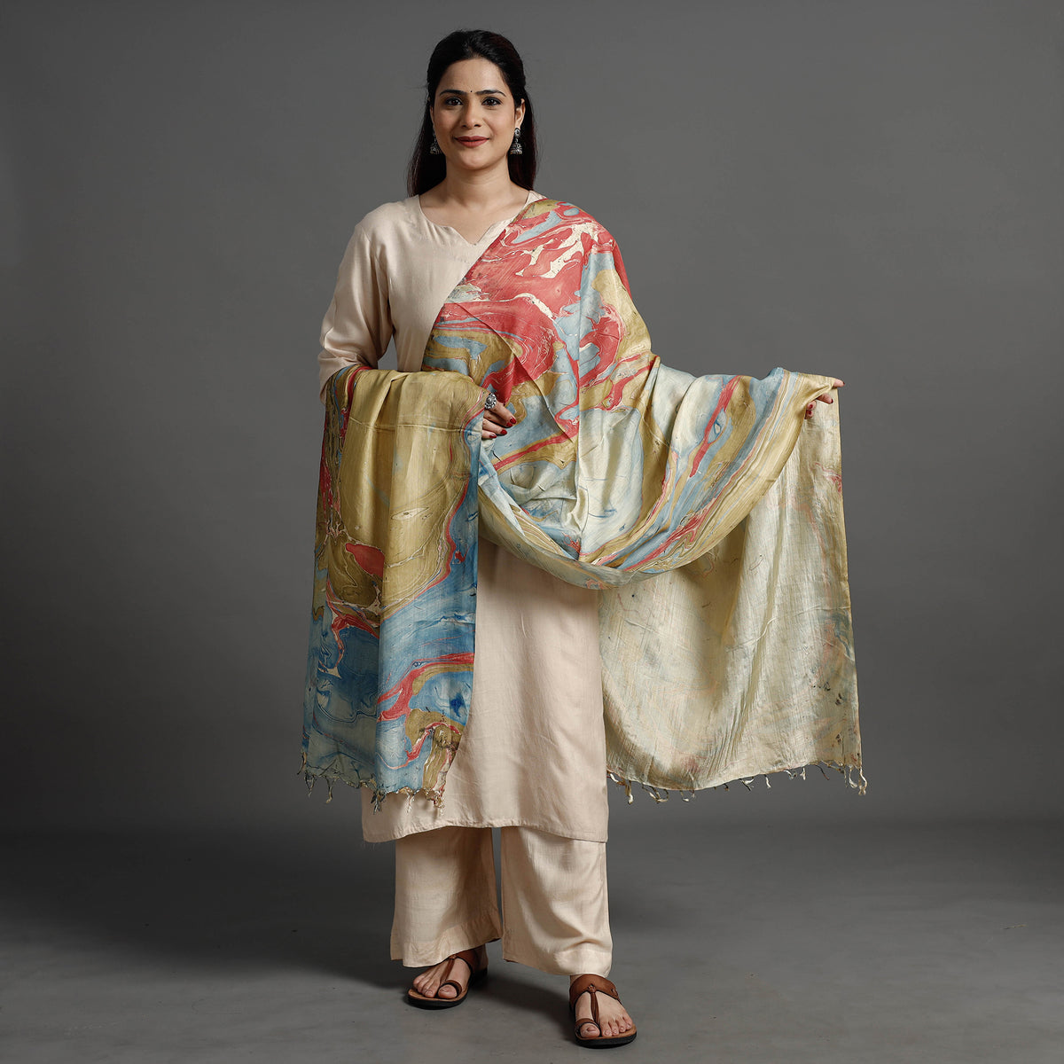 Marble Printed Dupatta