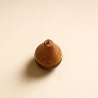 wooden spinning top