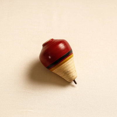 wooden spinning top