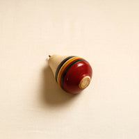 wooden spinning top