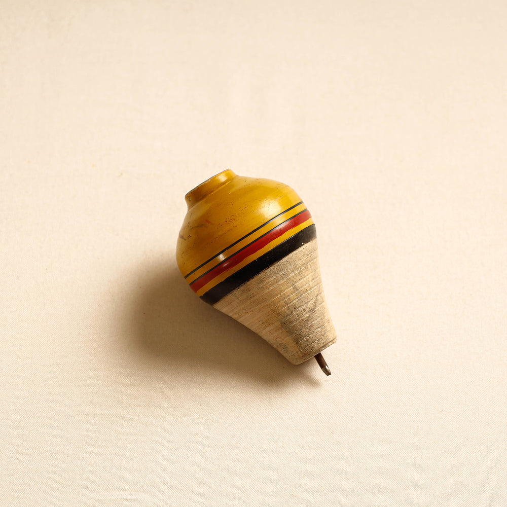 wooden spinning top