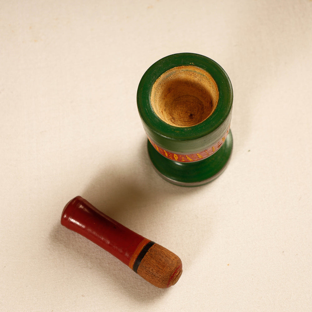 Wooden Mortar and Pestle
