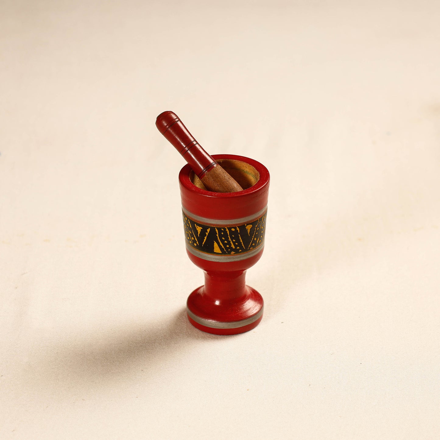 Wooden Mortar And Pestle
