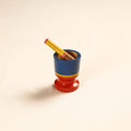  Handmade Lacquered Wooden Mortar & Pestle Set - Small 