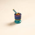  Handmade Lacquered Wooden Mortar & Pestle Set - Small 