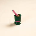  Handmade Lacquered Wooden Mortar & Pestle Set - Small 