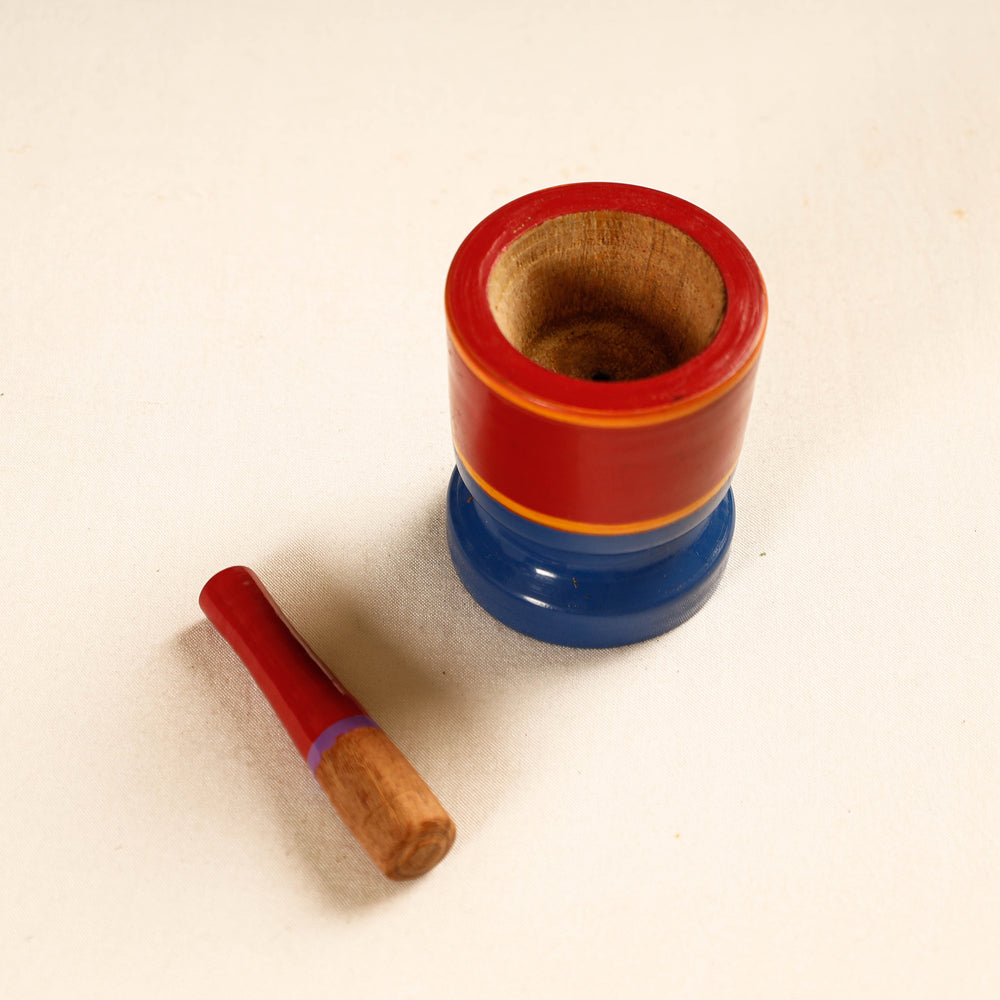 Wooden Mortar And Pestle
