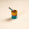  Handmade Lacquered Wooden Mortar & Pestle Set - Small 