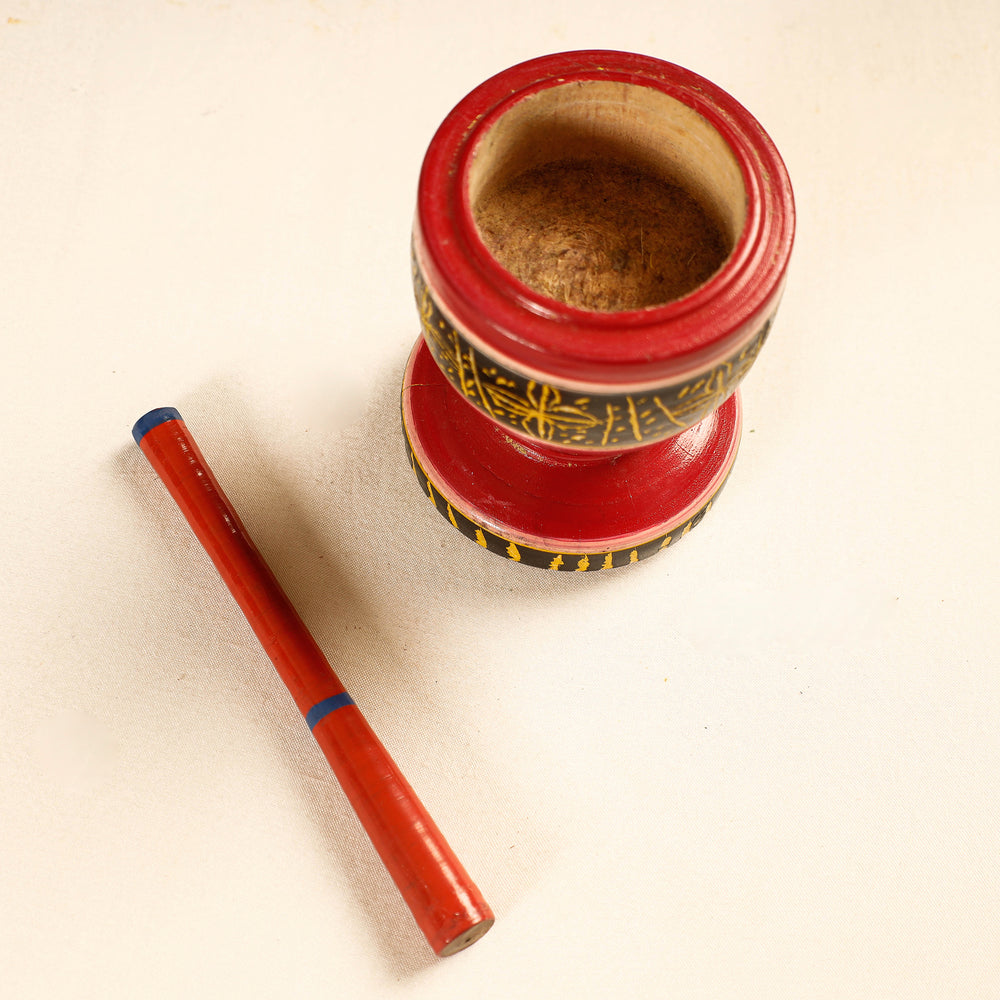  Wooden Mortar And Pestle
