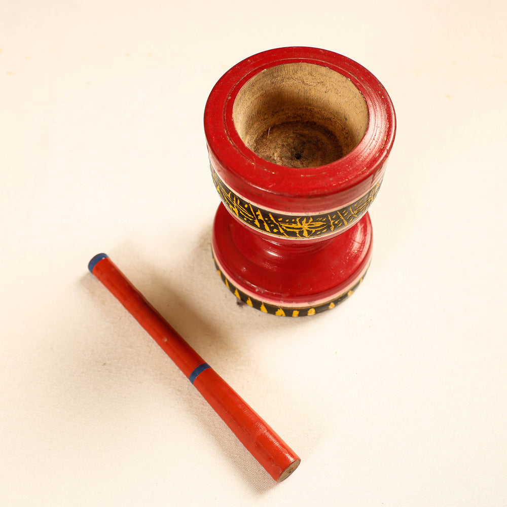  Wooden Mortar And Pestle
