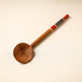 Buy Handmade Lacquered Wooden Ladle Spoon 
