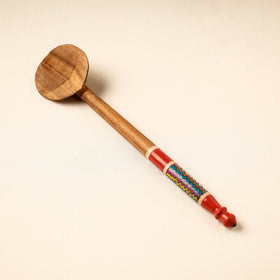 Buy Handmade Lacquered Wooden Ladle Spoon 