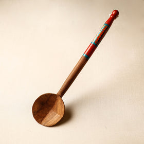 Buy Handmade Lacquered Wooden Ladle Spoon 