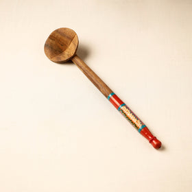 Buy Handmade Lacquered Wooden Ladle Spoon 