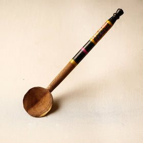 Buy Handmade Lacquered Wooden Ladle Spoon 