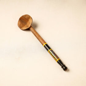 Buy Handmade Lacquered Wooden Ladle Spoon 