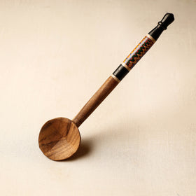 Buy Handmade Lacquered Wooden Ladle Spoon 