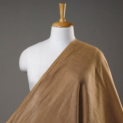 Buy Brown Handloom Pure Linen Bhagalpuri Fabric Online