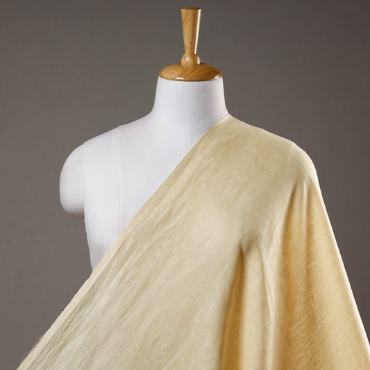 Yellow - Bhagalpuri Handloom Pure Linen Fabric