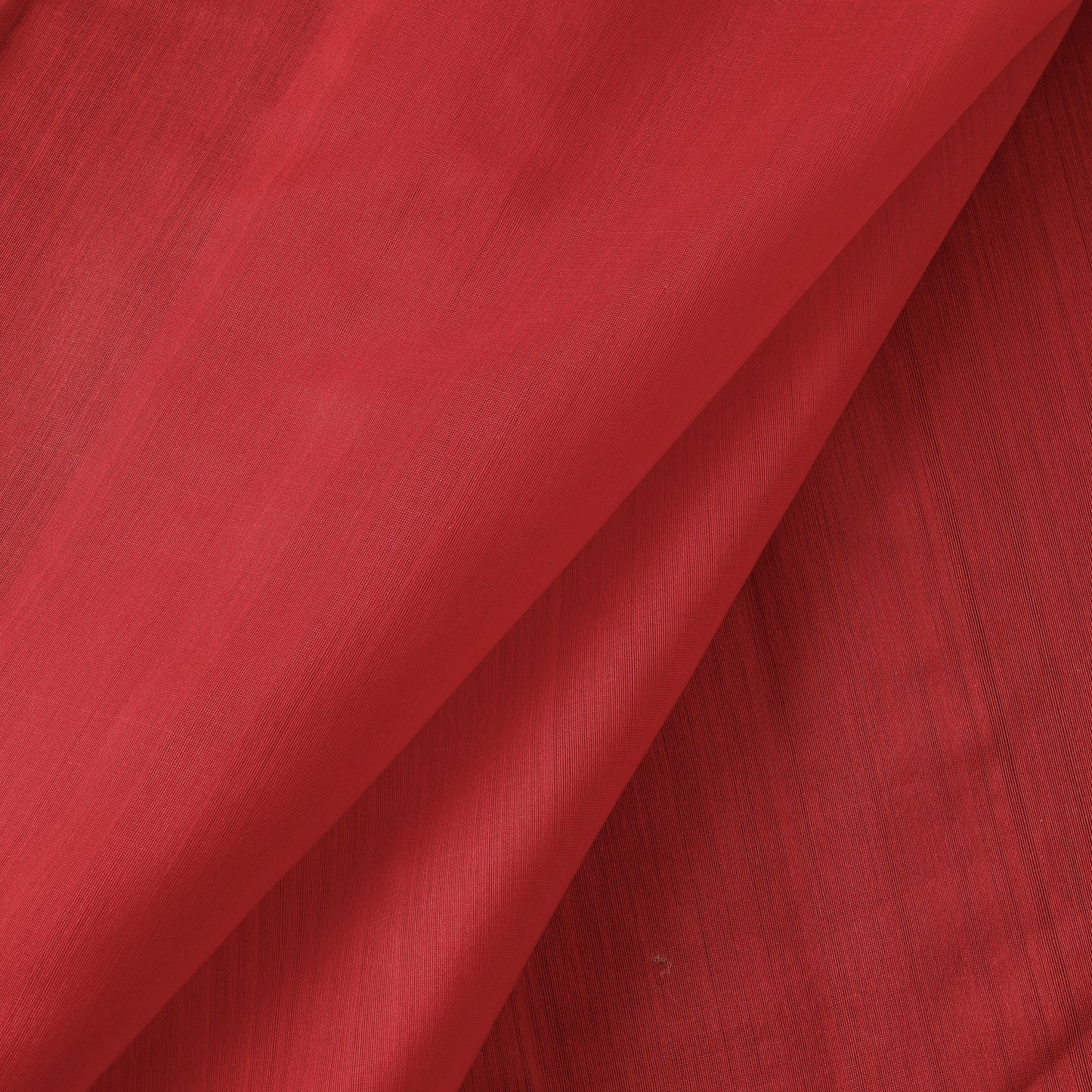 Red - Traditional Chanderi Silk Pure Handloom Fabric