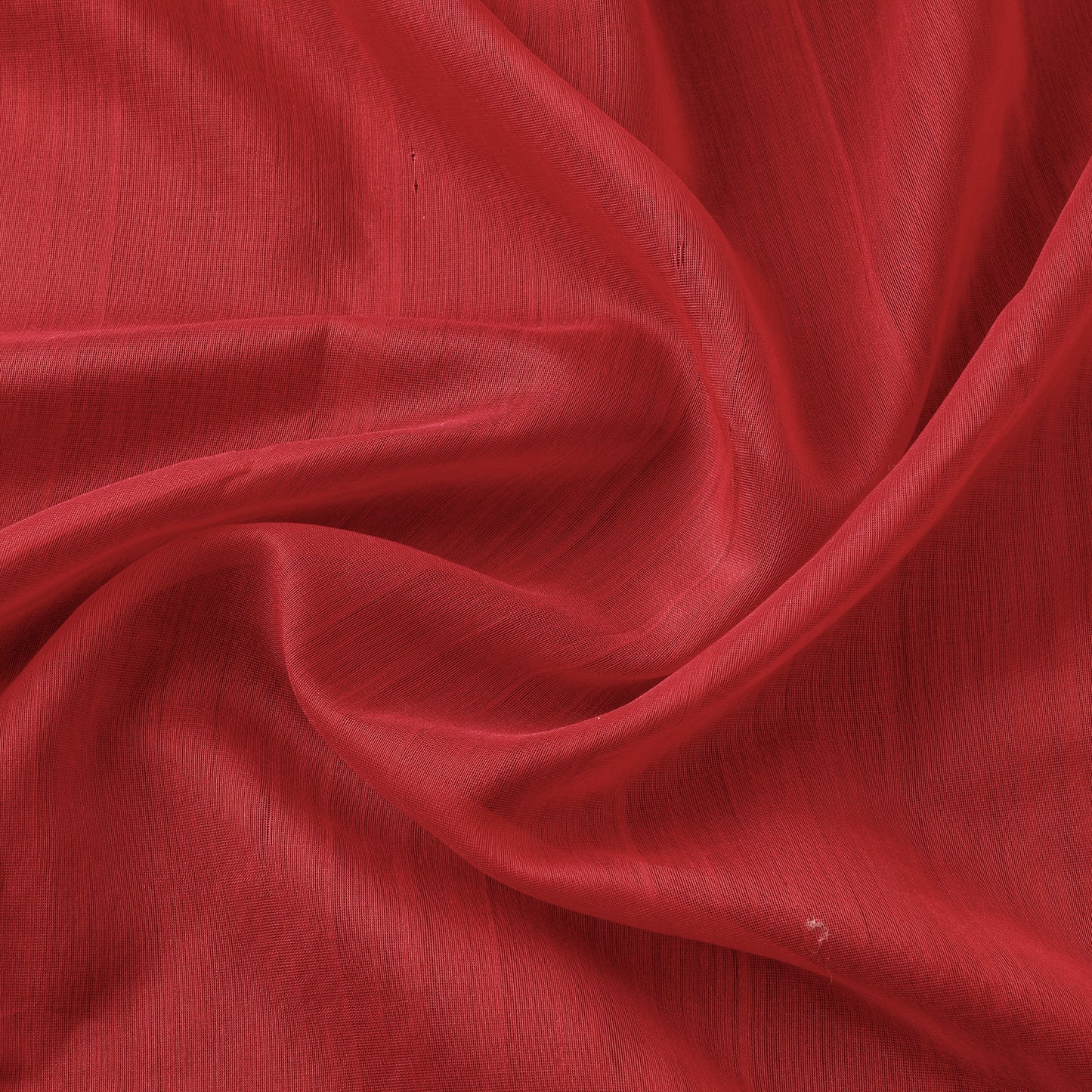 Red - Traditional Chanderi Silk Pure Handloom Fabric