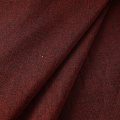 Brown - Prewashed Fine Cotton Handloom Fabric